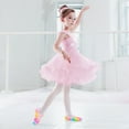thumbnail image 5 of OlyPegic Ballet Shoes for Girls Toddler Dance Practice Ballet Slippers Soft PU Leather Flats Shoes for Kid Sole Yoga Gymnastics, 5 of 7
