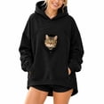 thumbnail image 2 of Carsablanco Pet Pouch Hoodie with Zippered Chest Carrier Pocket, Unisex Relaxed Fit Sweatshirt for Small Pets, 2 of 6