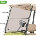 thumbnail image 6 of 10L0L Golf Cart Windshield for Yamaha G29 Drive 2007-2016, 4MM Tinted Fold Down Windshield, 6 of 7
