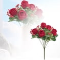 thumbnail image 1 of Ramo De Flores Realista Para El Hogar Arreglos Florales Artificiales A Tamaño Real Para El Salón Bodas Y, 1 of 4