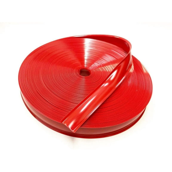 Red Vinyl 7/8" Insert Molding Trim Screw Cover RV Camper Travel Trailer (35 ft)