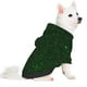 thumbnail image 2 of Fotbe Emerald Green Sparkling Sudadera con Estampado para Perros Pequeños – Suéter con Capucha para Mascotas, Tela Suave de Forro Polar con Bolsillo-XX-Large, 2 of 7