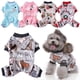 thumbnail image 2 of Ropa navideña para perros, monos cálidos de invierno, pijamas para perros pequeños, cachorros, gatos, Chihuahua, abrigo para mascotas, accesorios, 2 of 4