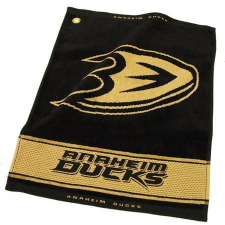 Team Golf NHL Anaheim Ducks Jacquard Woven Golf Towel
