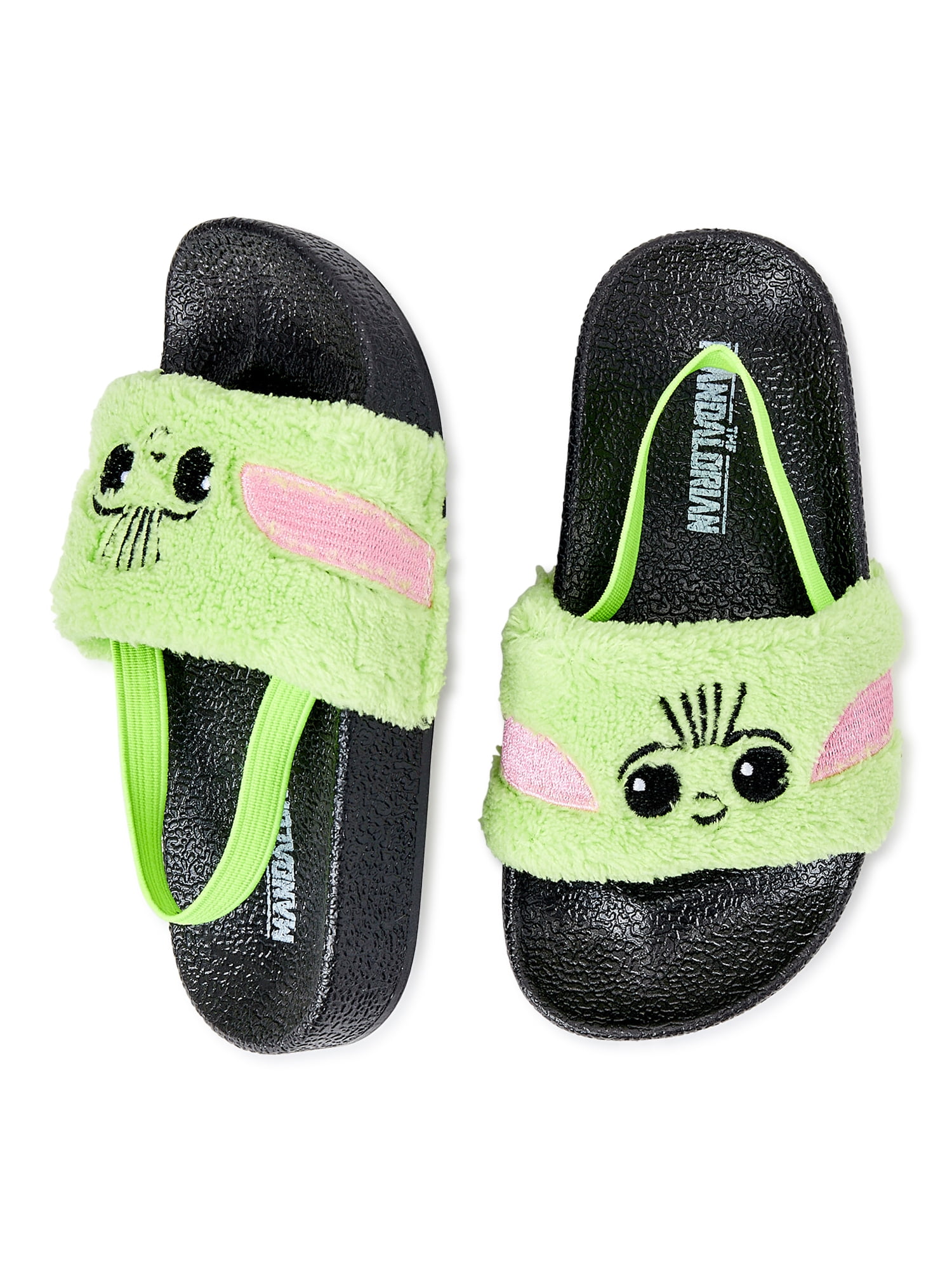 "Baby Yoda Toddler Boys Terry Slide Sandals"