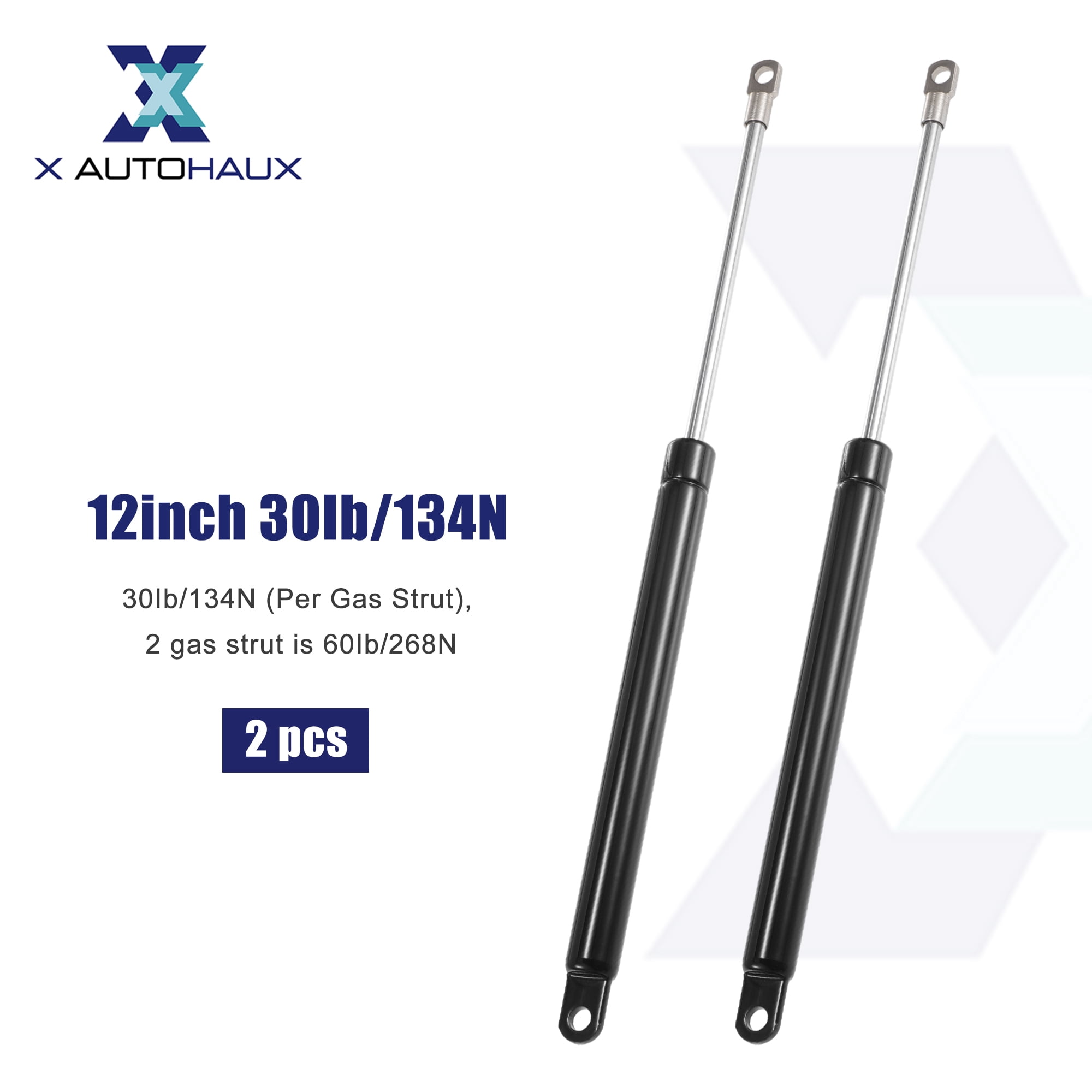 Unique Bargains 12 Inch Lift Supports Struts Gas Spring for RV Car Window 30Ib/134N Black