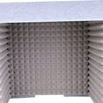 thumbnail image 6 of Almencla Soundproof Booth Desktop Soundproof Cover Lightweight Vocal for Foam Panels Vocal Absorbing Cover Gray, 6 of 7