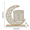 thumbnail image 4 of Madera Led Eid Mubarak Decoración Durable Craft Ornament Gift Cateissary HA043500-02, 4 of 6