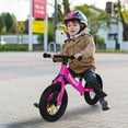 thumbnail image 2 of Uenjoy Balance Bike No Pedal Bicycle for 2-6 Years Old, Starter Toddler Training Bike with Air-Filled Rubber Tire,Rear Suspension Shock Absorber, Lightweight Frame, 2 of 6