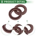 thumbnail image 5 of Unique Bargains Universal Oil Seal TG4 Lip Seal Ring Rotary Shaft Seal 25x40x5mm High Pressure FKM Rubber Brown 5 Pcs, 5 of 7
