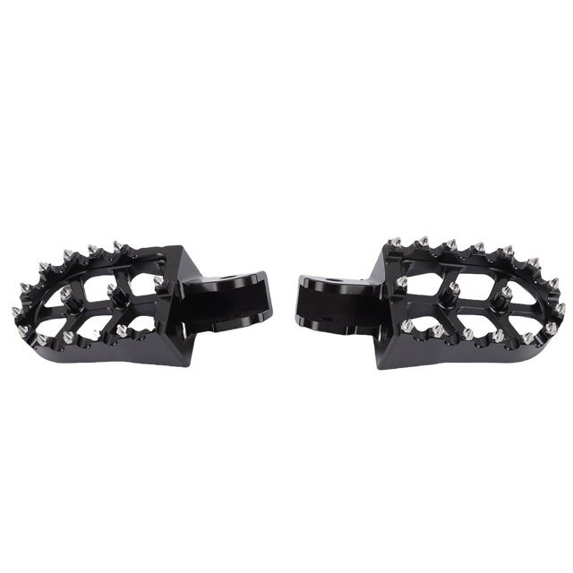 Pegamento De Pie De Bicicleta De Tierra 7075 aleación De Aluminio Fotos De Servicio Pesado Con Dientes De Acero Endurecido Para Surron Light Bee X S SS CRF150F CRF230F X160 X260