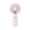 Pink, variant on Mini Handheld Rechargeable Fan Portable Personal USB Fan with Three Adjustable Speeds to 3 Hours Battery Life for Indoor Outdoor Use