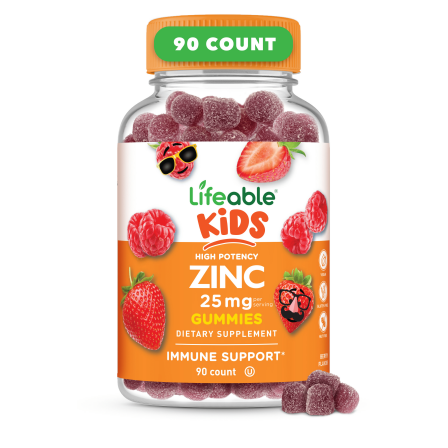 Lifeable Zinc Gummies for Kids - 90 Gummies