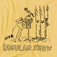 thumbnail image 2 of Regular Show Tattoo Art Women's T Shirt, Banana, Medium, 2 of 6