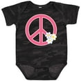 thumbnail image 3 of Inktastic Peace Sign Cute Daisy Flowers Girls Baby Bodysuit, 3 of 5