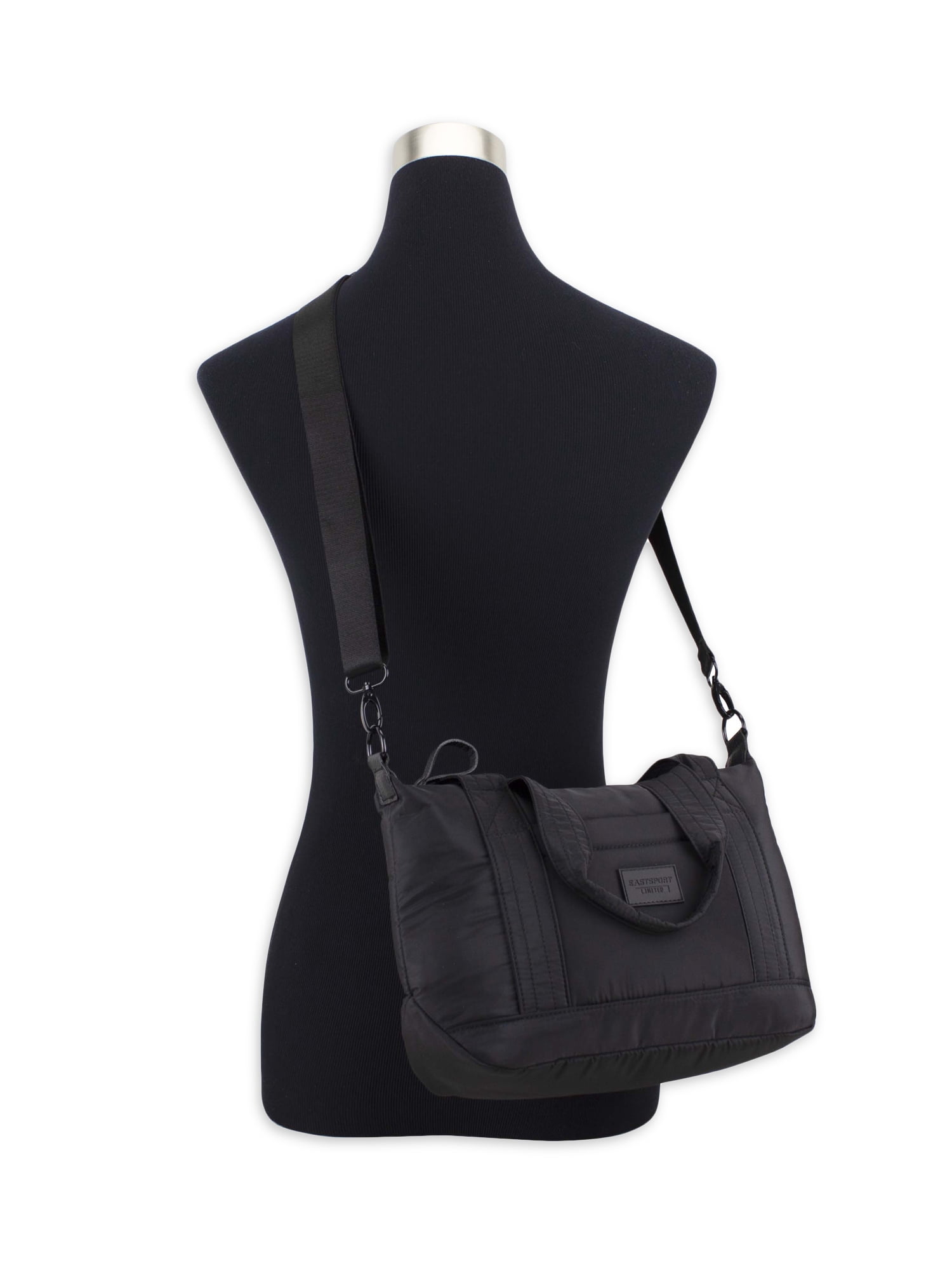 Eastsport Limited Mini Soft Puffy Weekender Bag, Black