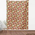 thumbnail image 4 of Ambesonne Colorful Fabric by the Yard Upholstery, Geometric Style Sneakers, 1 Yard, Pale Peach Multicolor, 4 of 5