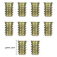 thumbnail image 4 of tamizeot Lot de 10 Écrous d'Insertion avec Filetages Intérieurs Extérieurs pour Garde-Robe Table M8 Écrous Filetés Hexagonaux Encastrés Fixation de Meubles, 4 of 6
