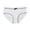 White, variant on Loopsun 5 to 16 Years Girls Solid Briefs Breathable Soft Comfortable for Teen Student Daily Underpants Beige, 5-8 Years