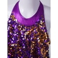 thumbnail image 5 of Aislor Kids Girls Halter Ruffles Sequins Gymnastics Leotard Tutu Skirted for Modern Jazz Ballet, 5 of 7