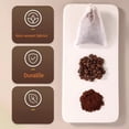 thumbnail image 6 of Cold Brew Coffee Filter Bags 100 Pack, Disposable Drawstring Tea Bags for Loose Leaf Tea & Coffee Grounds, 3.15"x4.72", 6 of 8