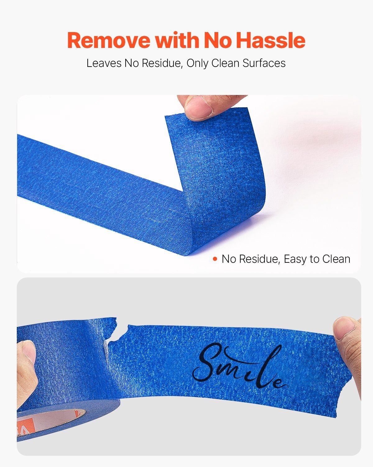 Blue Painter Tape 2 Inch Wide 1.88 In x 60 Yds 3 Rolls for Painting Edge Trim Ceiling Masking Protects Surfaces Removes Easily DIY Craft Art Labeling Decoration