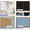 Black-23"W*70"H, variant on 2pcs Blackout Curtains Window Blinds, Cordless No Drill Cut To Size Clip On Stick On Self Adhesive Temporary Blinds Pleated Paper Blinds Windows Doors Shades For Home Nursery Bedroom Kitchen Bathroom