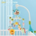 thumbnail image 4 of GHOJET Baby Crib Mobile with Music and Light,Cute Crib Mobile Toys with Remote Control 360° Rotation Baby Musical Crib Mobile with Removable Music Box and Rattle 433 Songs for Baby Newborns, 4 of 9