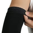 thumbnail image 6 of AMZAM Lymphedema Compression Arm Sleeve for Women Men, Opaque, 15-20mmhg Compression Full Arm Support with Silicone Band, Relieve Swelling, Edema, Post Surgery Recovery, Single Black L, 6 of 7