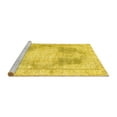 thumbnail image 2 of Ahgly Company Machine Washable Indoor Rectangle Persian Yellow Traditional Area Rugs, 8' x 10', 2 of 4