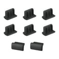thumbnail image 1 of Tapón de silicona anti-polvo para Mini USB negro 10 piezas, 1 of 4