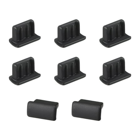 Silicone Mini USB Anti-Dust Stopper Cap Cover Black 10 pcs price history on PriceWatchPro