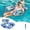large-blue, variant on  2Pcs Large Inflatable Pool Floats Chair Adult Heavy Duty Floating Pool Lounger 40 Inch Pool Float Loungers for Summer Party Beach Essentials