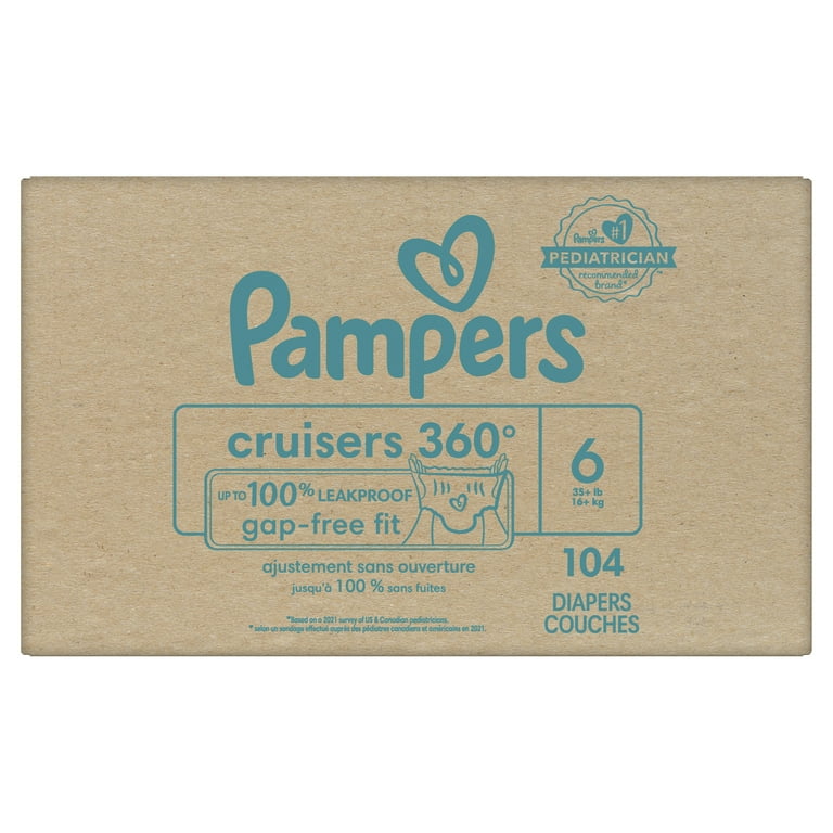 Walmart pampers hotsell 360 size 6