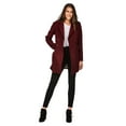thumbnail image 4 of Haute Edition Women's Double Breasted Wool Blend Peacoat Winter Jacket Coat, 4 of 6