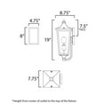 thumbnail image 3 of Maxim Lighting - Sutton Place VX - 1 Light Outdoor Wall Sconce-19 Inches Tall, 3 of 5