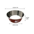 thumbnail image 2 of Bfogop Loving Pets Dog Bowls- Stainless Steel Dog & Cat Bowls Spill Proof Dog Food Bowl, Essentials & Pet Supplies Great for Home & Travel Stainless Steel Dog Bowl 4x1.8 Inch, 2 of 4