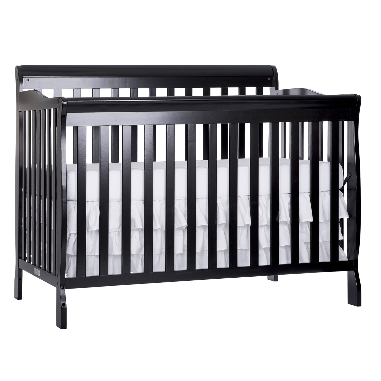 black metal convertible crib