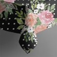 thumbnail image 5 of Pioneer Flower Floral Print Pattern Square Tablecloth,Waterproof Square Table Cover,Wipeable Spillproof Washable Table Cover for Home Kitchen Party Decor 52"x52"(132x132cm), 5 of 6