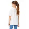 thumbnail image 2 of Hanes Boy`s 5.2 oz COMFORTSOFT HEAVYWEIGHT T-Shirt, S, White, 2 of 2