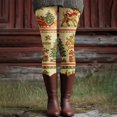 thumbnail image 6 of Christmas Leggings for Women Elastic High Waist Festive Print Soft Stretch Tight Pants Workout Yoga Pants, 6 of 6