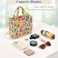 thumbnail image 4 of FORMRS Womens Corduroy Tote Bag Crossbody Shoulder Purse Handbag with Detachable Strap, Penguins Beach Pattern, 4 of 6