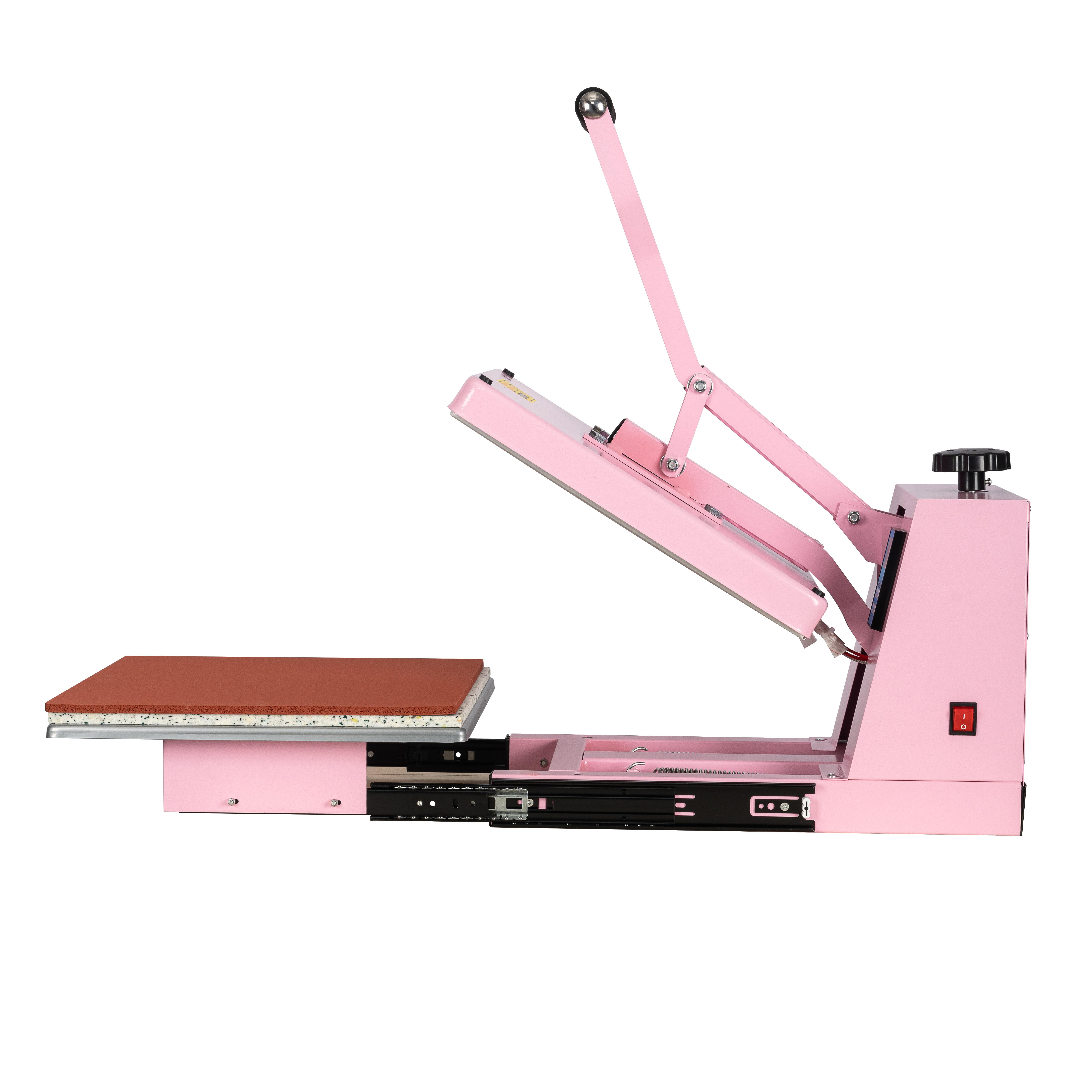 Aukfa 15"x15" Heat Press Machine for T-Shirt,Power Heat Press Machine,Pink