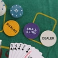 thumbnail image 4 of Maoww 200 Poker Game Texas Hold'em Set Gaming Mat Chips 2 Decks Playing Card Tin Box, 4 of 9