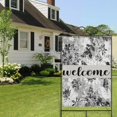 thumbnail image 4 of Spring Summer Multicolored Flower Leaves Garden Flag 28x40 Inch Double Side for Outdoor Courtyard Garden Decor Flowers Welcome Holiday Flag for Outside Decoration, 4 of 6