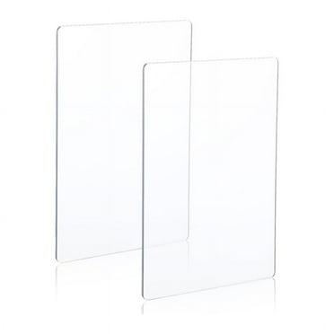 2 Packs Transparency Acrylic Cutting Pads, Die Cutting Plates Clear Thick Cutting Die Pads Cutting for Di
