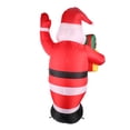 thumbnail image 5 of Homore Christmas Inflatables Santa Claus Outdoor Yard Decorations, Christmas Blow Up Santa Claus with LED Lights, Xmas Kids Gift, 5 of 12