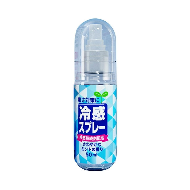 Fiudx Spray Refrescante, Bruma Portátil para Aliviar El Calor, Spray de Efecto Refrescante Rápido, Fórmula Suave y No Irritante, Ideal para Actividades Al Aire Libre y de Verano, Tamaño Práctico de 5