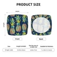 thumbnail image 6 of Daiia Colorful Pineapples Stretch Individual Couch Cushion Slipcovers Reversible Cushion Protector Slipcovers Sofa Cushion Protector Covers Milk Silk-16.9in, 6 of 9