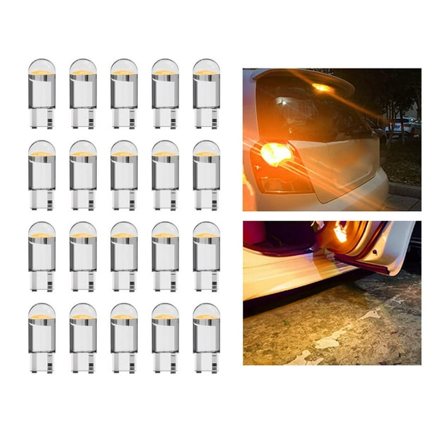 20 Piezas de Bombillas LED para Coche, Piezas de Bombillas Interiores para Puerta, , Amarillo Yotijar bombillas de coche